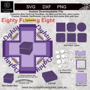 Explosion Box Eighty F Eight SVG