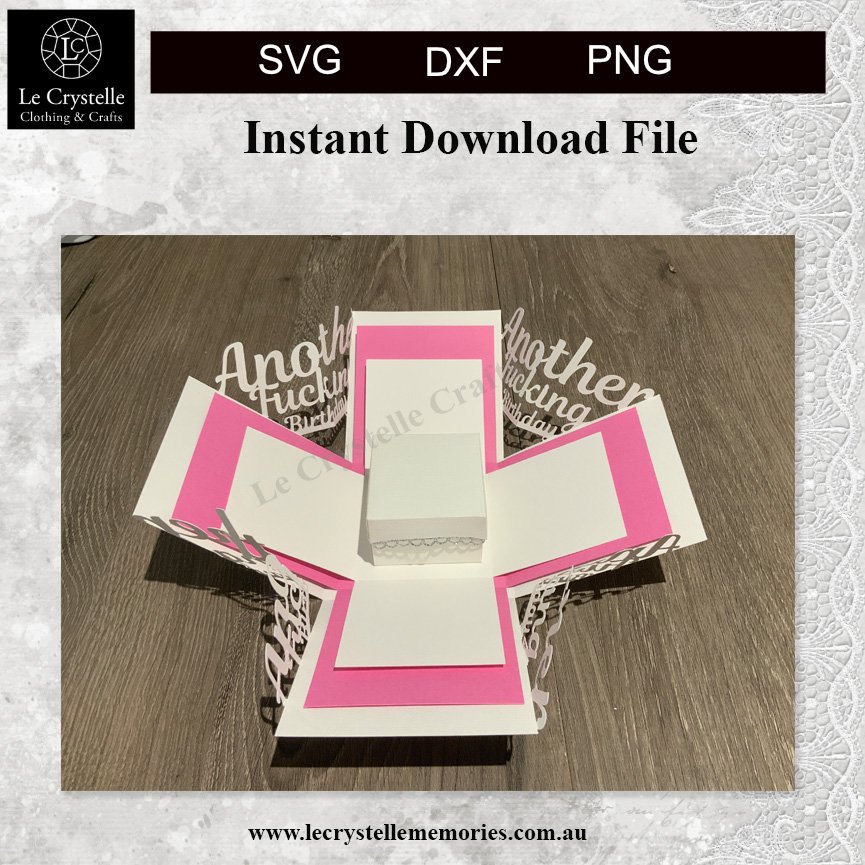 Explosion Box Another F Birthday SVG - Image 9