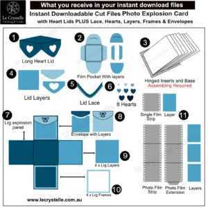 Alternative view of Photo Explosion Box SVG