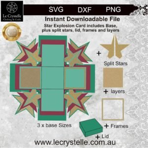 Explosion Box Star SVG