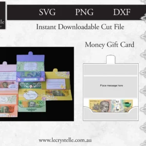 Cardmaking Money Card SVG