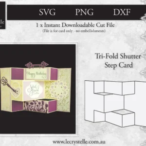 Cardmaking Shutter Card SVG