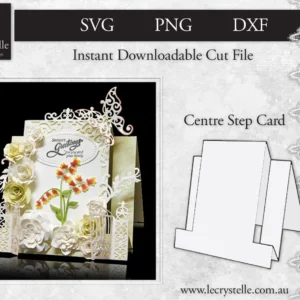 Cardmaking Center Step Card SVG