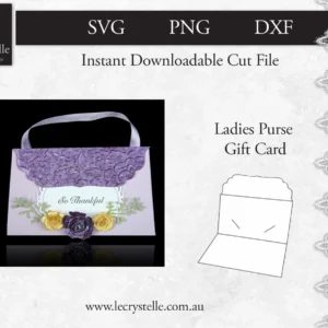Cardmaking Ladies Gift Card SVG