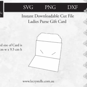 Alternative view of Cardmaking Ladies Gift Card SVG