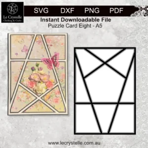 Cardmaking Puzzle Card 8 SVG