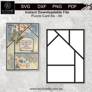 Cardmaking Puzzle Card 6 SVG