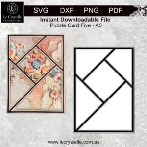 Cardmaking Puzzle Card 5 SVG