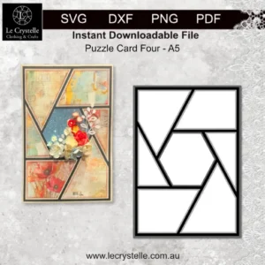 Cardmaking Puzzle Card 4 SVG