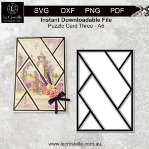 Cardmaking Puzzle Card 3 SVG