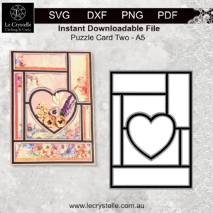 Cardmaking Puzzle Card 2 SVG