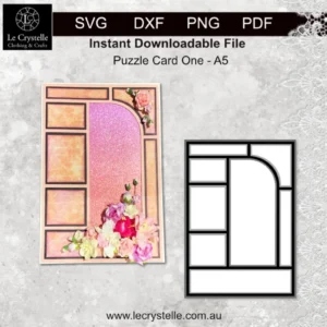 Cardmaking Puzzle Card 1 SVG