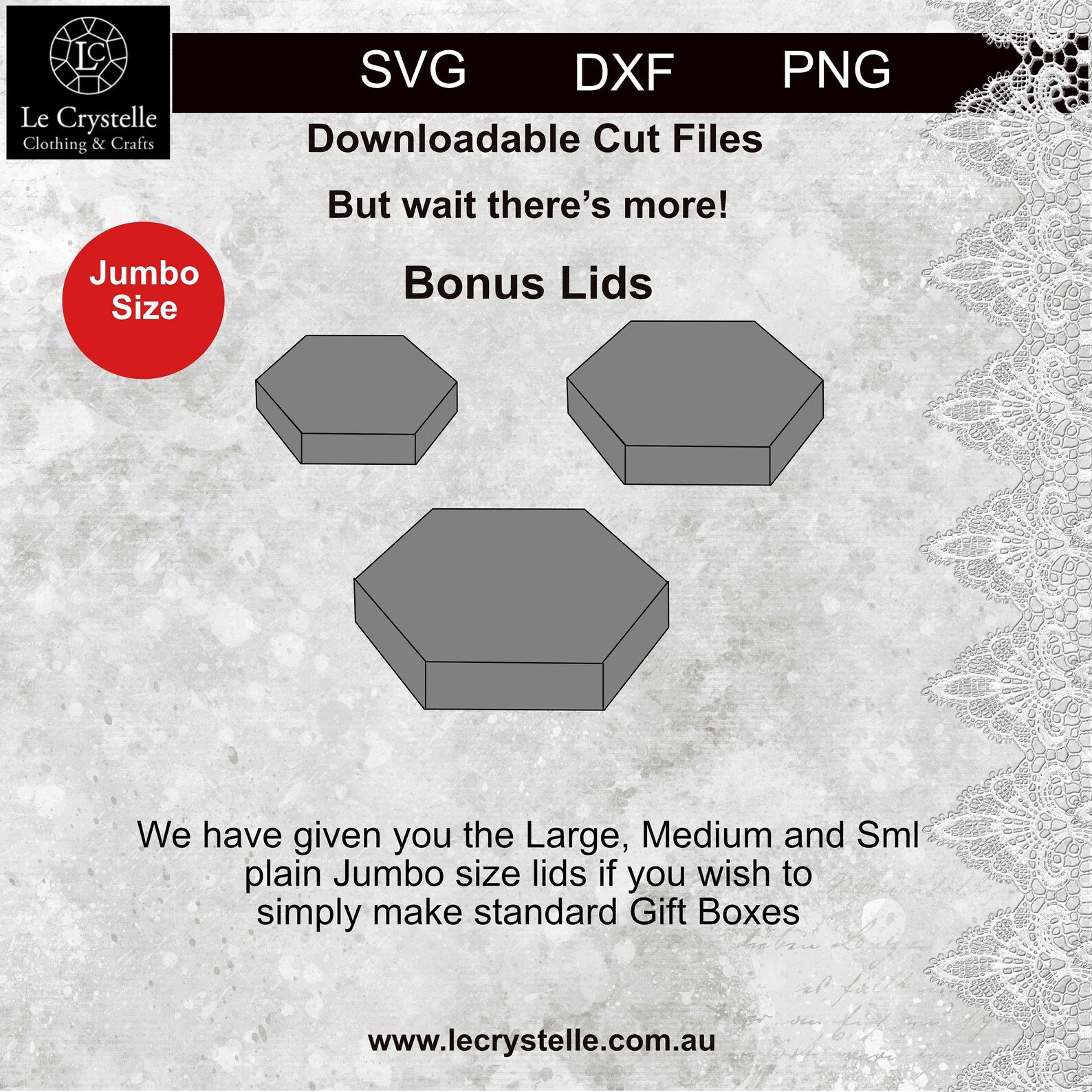 A Huge Congrats Hexagon Box SVG - Image 2