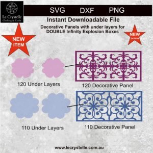 Double Infinity Filigree layers