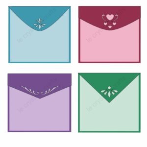 Alternative view of Explosion Box Patterned Envelopes SVG