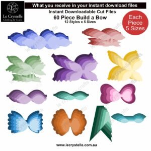 Alternative view of Explosion Box Build a Bow SVG