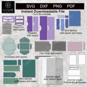 Alternative view of Wedding Diary Journal SVG