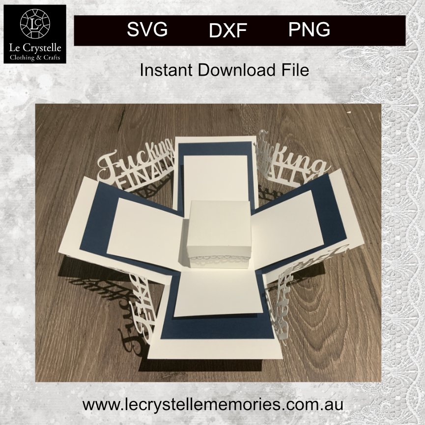 Explosion Box F Finally SVG - Image 9