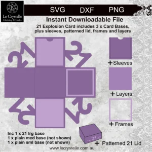 Alternative view of Explosion Box 21 SVG