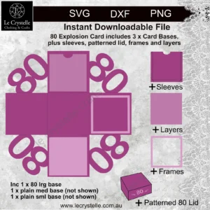 Alternative view of Explosion Box 80 SVG