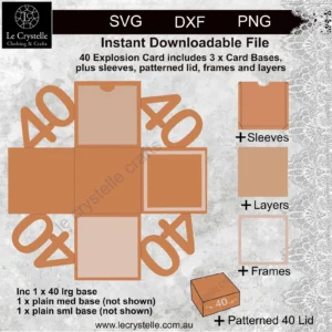 Alternative view of Explosion Box 40 SVG