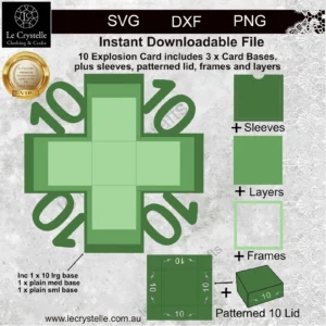 Explosion Box 10 SVG