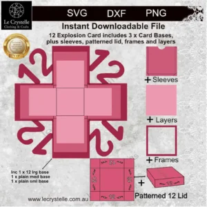 Explosion Box 12 SVG