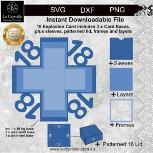 Explosion Box 18 SVG