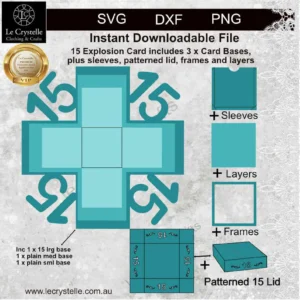 Explosion Box 15 SVG
