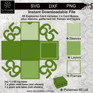 Alternative view of Explosion Box 65 SVG