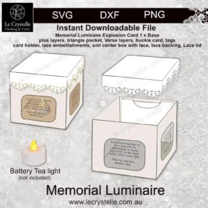 Memorial Luminaire SVG
