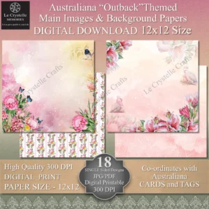 Alternative view of Australian Outback Digital 12x12 Collection
