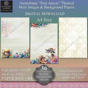 Alternative view of True Aussie Digital A4 Collection