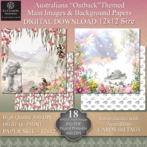 Australian Outback Digital 12x12 Collection