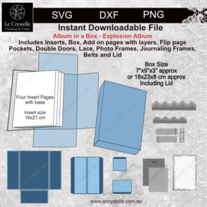 Photo Album in a Box SVG