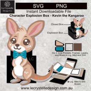 Cute Kangaroo Explosion Box