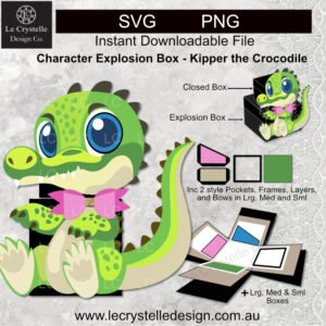Cute Crocodile Explosion Box