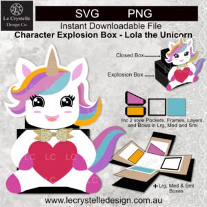 Cute Unicorn Explosion Box