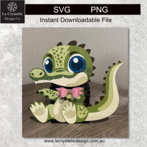 Alternative view of Cute Crocodile Explosion Box