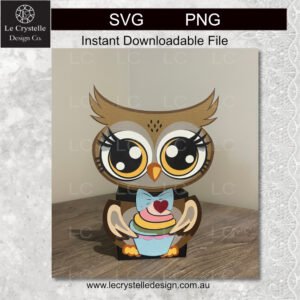 Alternative view of Cute Owl Explosion Box