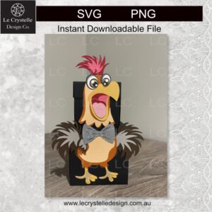 Alternative view of Cute Rooster Explosion Box