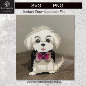 Alternative view of Cute White Puppy Explosion Box