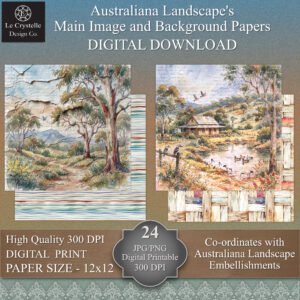 Alternative view of Australiana Landscapes Digital 12x12 Collection