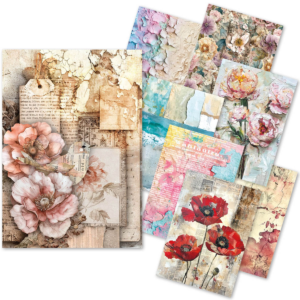 Ciao Bella Tissue Paper A5 - Wild Blossoms Pack of 24