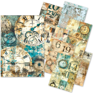 Ciao Bella Tissue Paper A5 - Fragments of Time Pack of 24