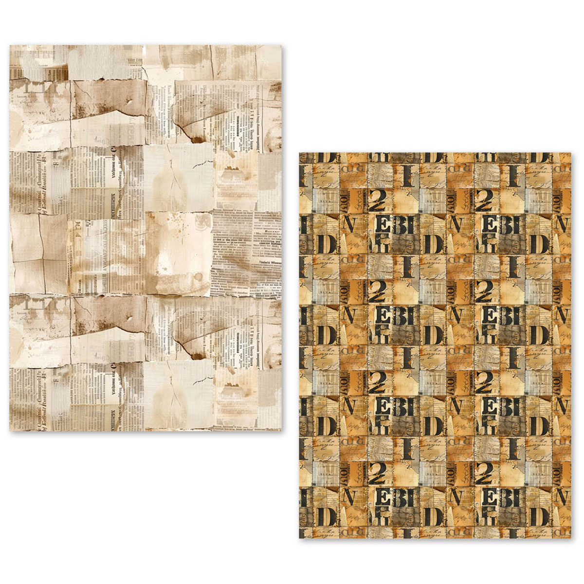 Ciao Bella Tissue Paper A5 - Fragments of Time Pack of 24 - Image 5