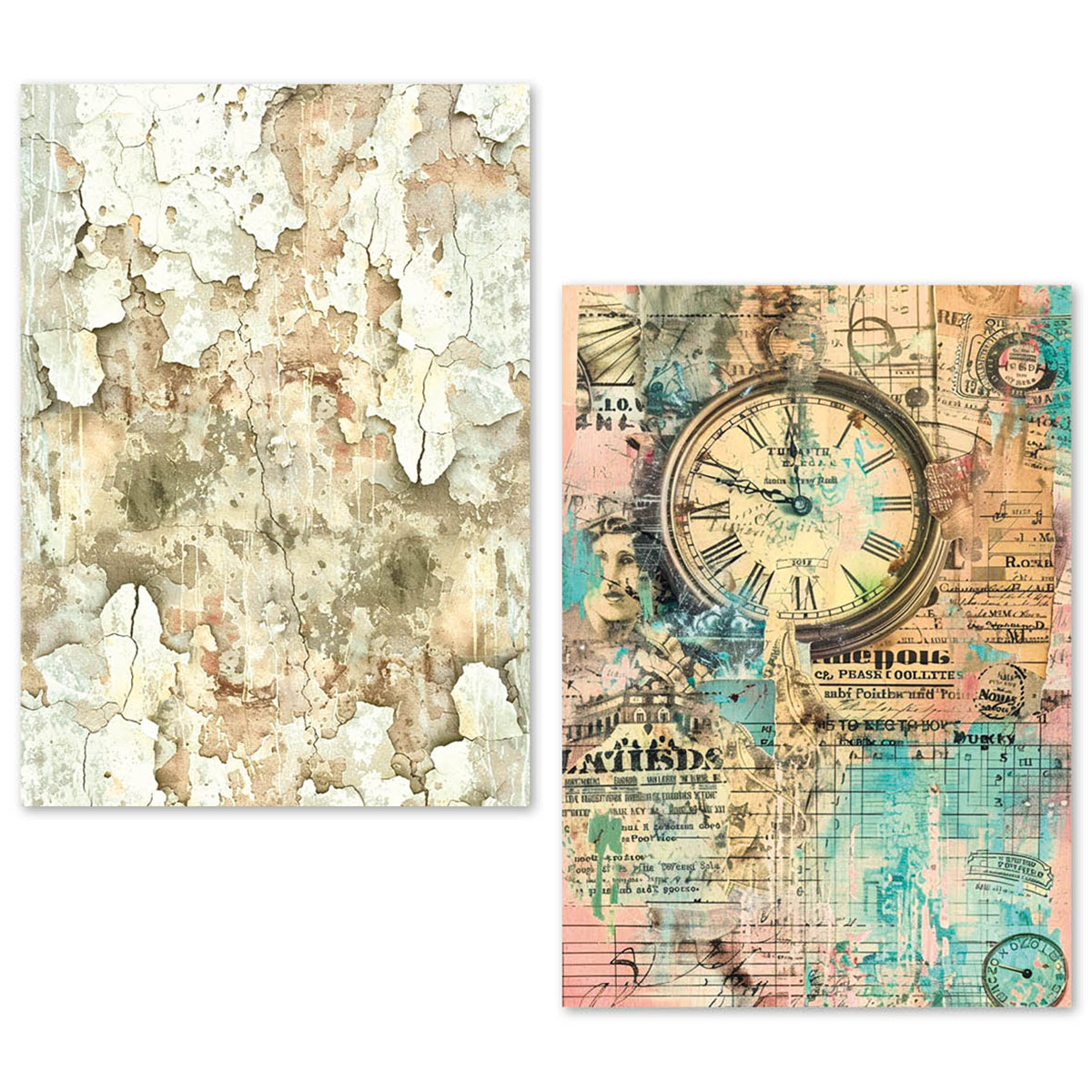 Ciao Bella Tissue Paper A5 - Fragments of Time Pack of 24 - Image 6