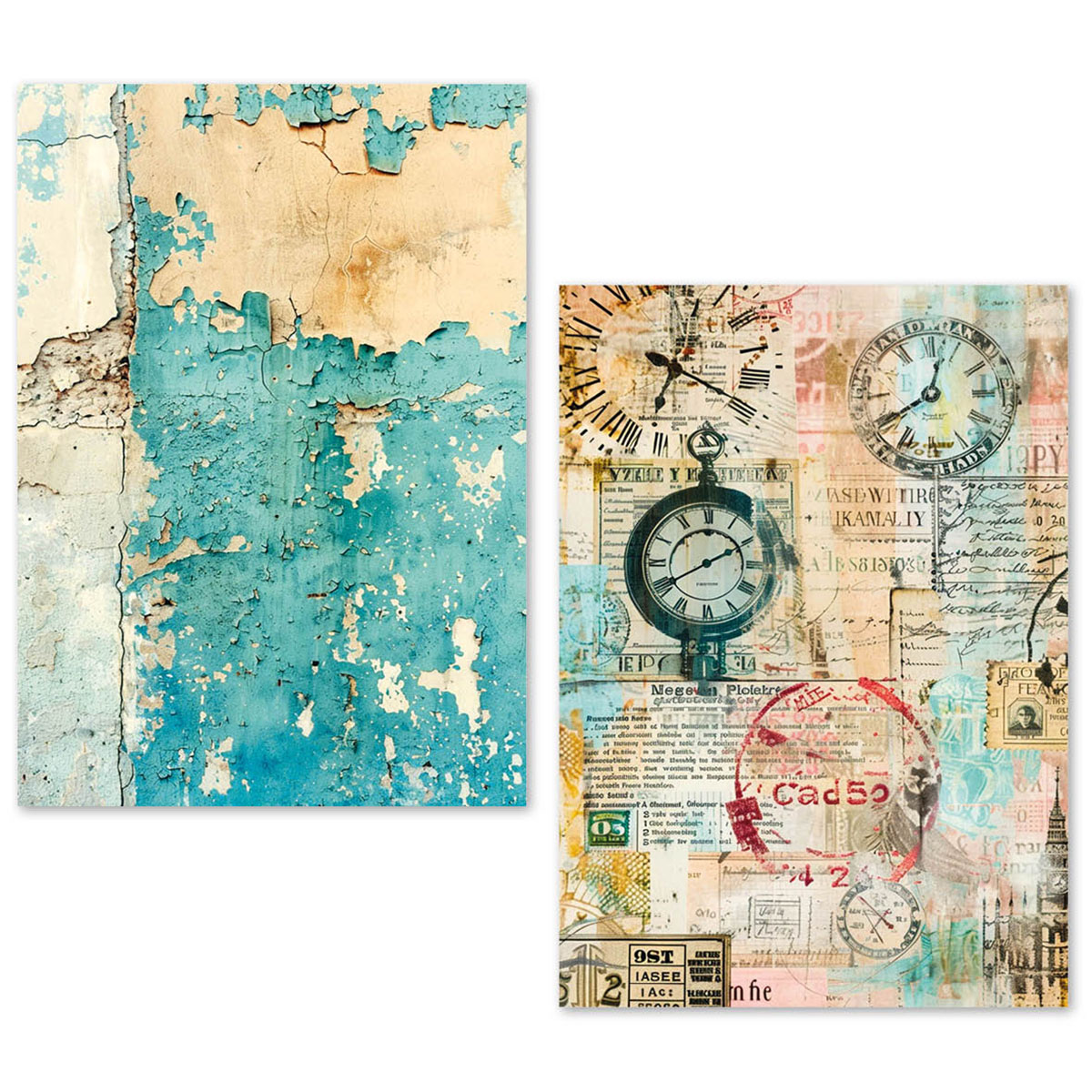 Ciao Bella Tissue Paper A5 - Fragments of Time Pack of 24 - Image 7