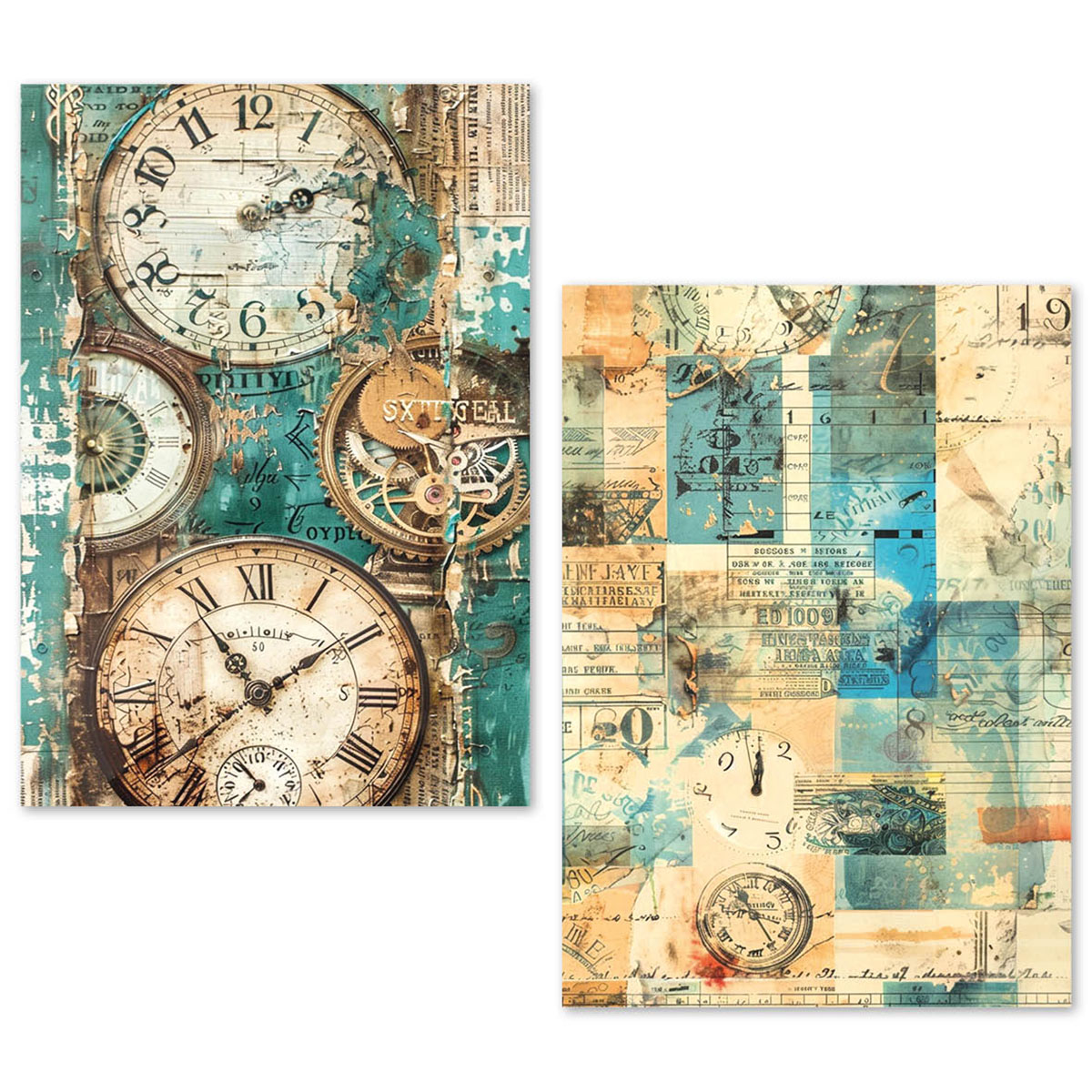 Ciao Bella Tissue Paper A5 - Fragments of Time Pack of 24 - Image 8