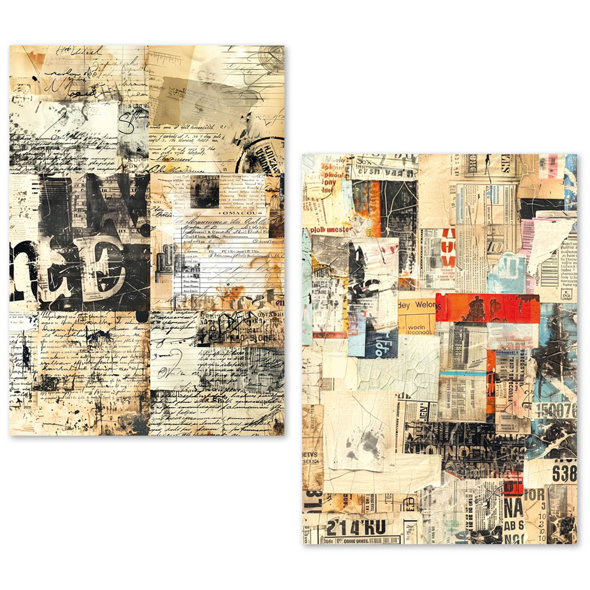 Ciao Bella Tissue Paper A5 - Fragments of Time Pack of 24 - Image 9